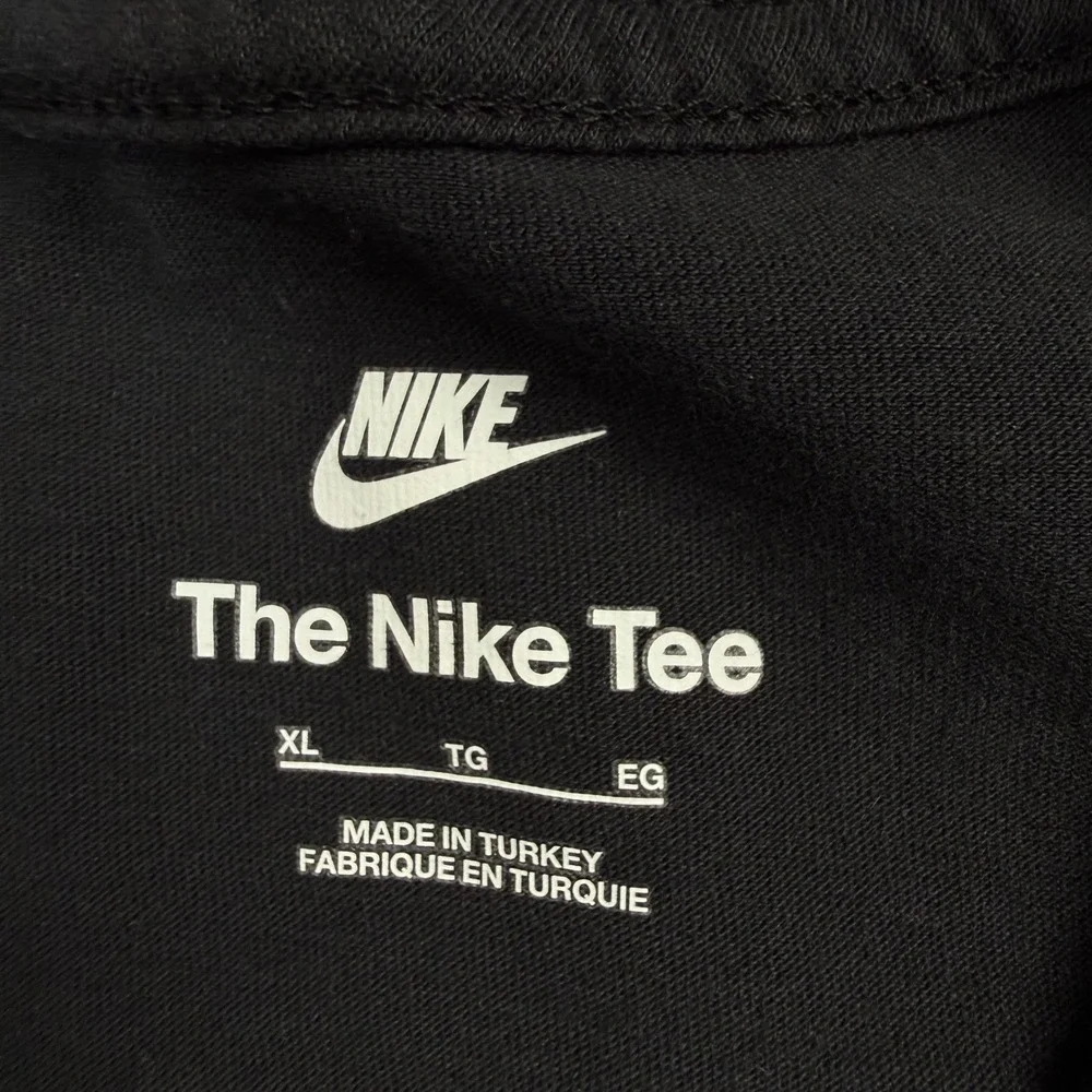 Nike Air Mens XL Black Graphic T-Shirt Ice Cream Cotton Candy Cloud Short Sleeve